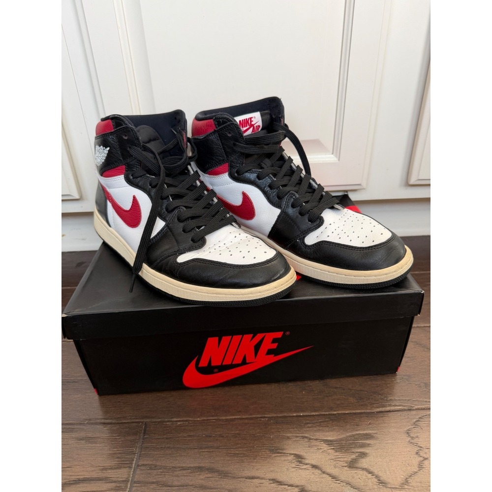 Nike Air Jordan 1 Retro High OG Gym Red Black White 555088-061 Mens 13